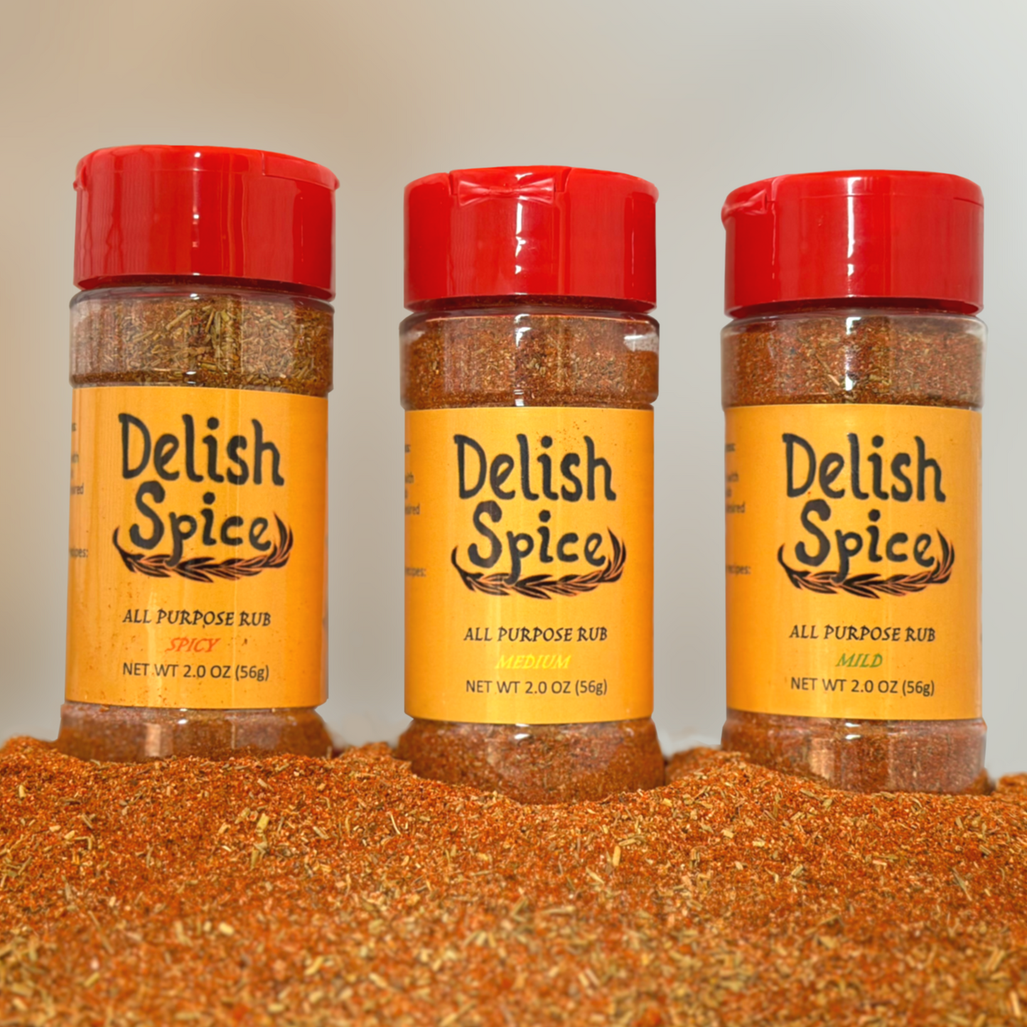 Delish Spice All Purpose Rub - The Trio 30% OFF
